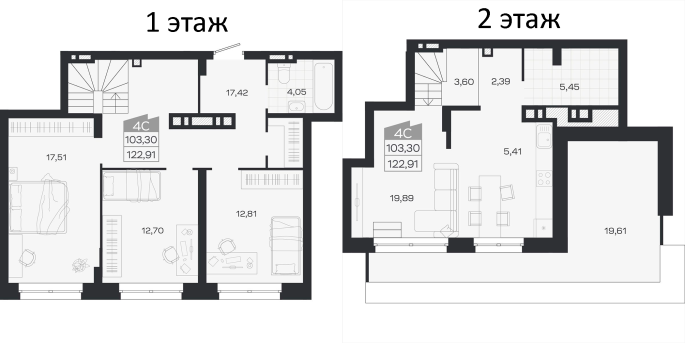 Продажа 4-комнатной студии в&nbsp;жилом комплексе «Ясный Берег»